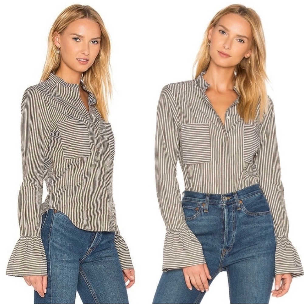 Frame Denim Womens Shirt Size L